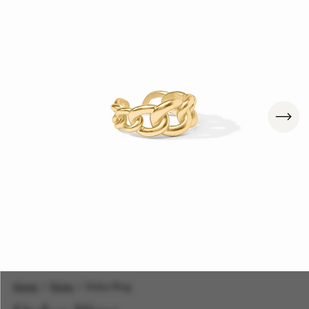 Julie Vos Gold  Dolce Chain Link Ring